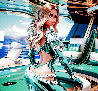 AD 2100 Melania Cruising the Emerald Seas 2022 44x44 Original Painting by  RO | RO - 0